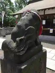 元郷氷川神社の狛犬