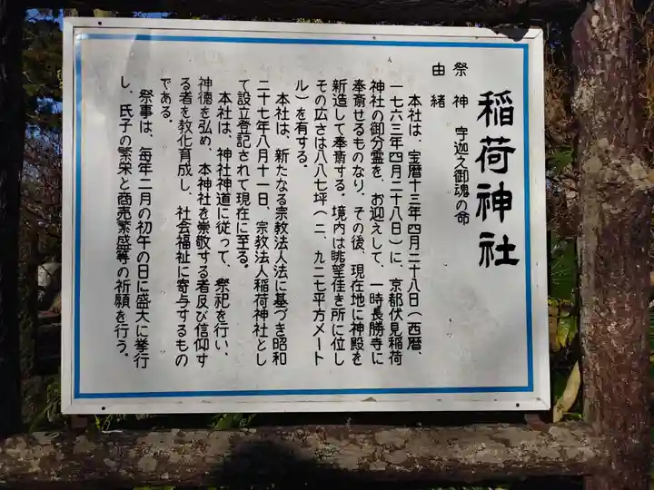 稲荷神社の歴史