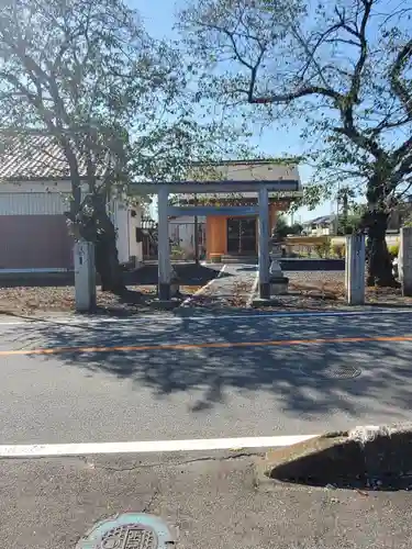 牛沢神社の鳥居