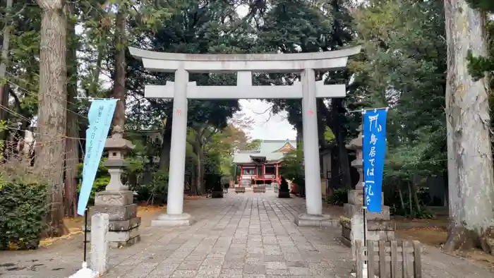 武蔵野八幡宮の鳥居