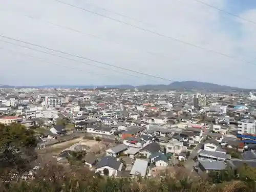 四山神社の景色