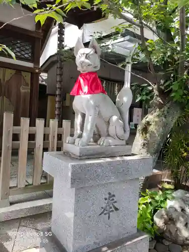 飛木稲荷神社の狛犬