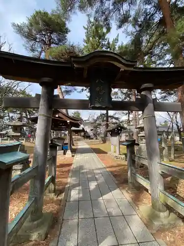 川中島古戦場八幡社の鳥居