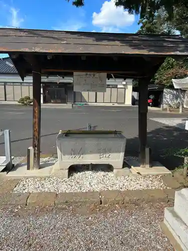 浅沼八幡宮の手水舎