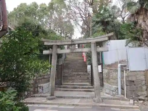 安居神社の鳥居