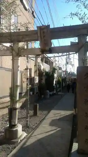 久富稲荷神社の鳥居