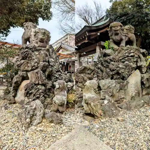 菊田神社の狛犬