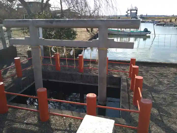 息栖神社の鳥居