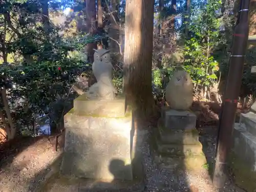 鷲子山上神社の狛犬