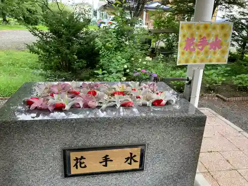 端野神社の手水