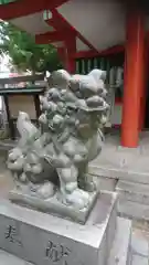 泥江縣神社の狛犬