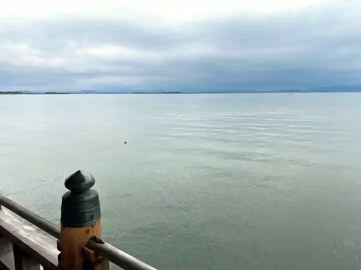 満月寺(浮御堂)の景色