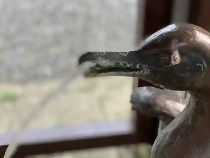 宇波西神社の手水舎