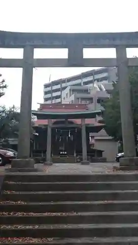 乞田八幡神社の鳥居