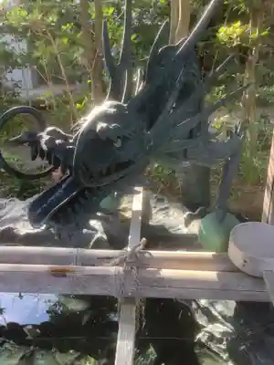 大学院の手水舎