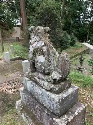 白山神社の狛犬
