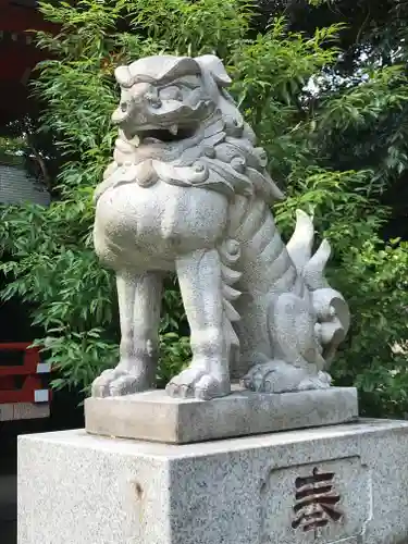 自由が丘熊野神社の狛犬