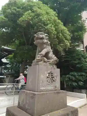 亀有香取神社の狛犬