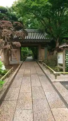 報国寺の山門・神門