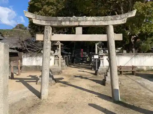 中厳前神社の鳥居