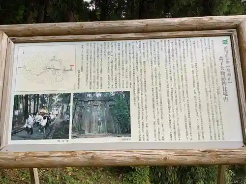 森子大物忌神社の歴史