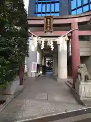 築土神社の鳥居