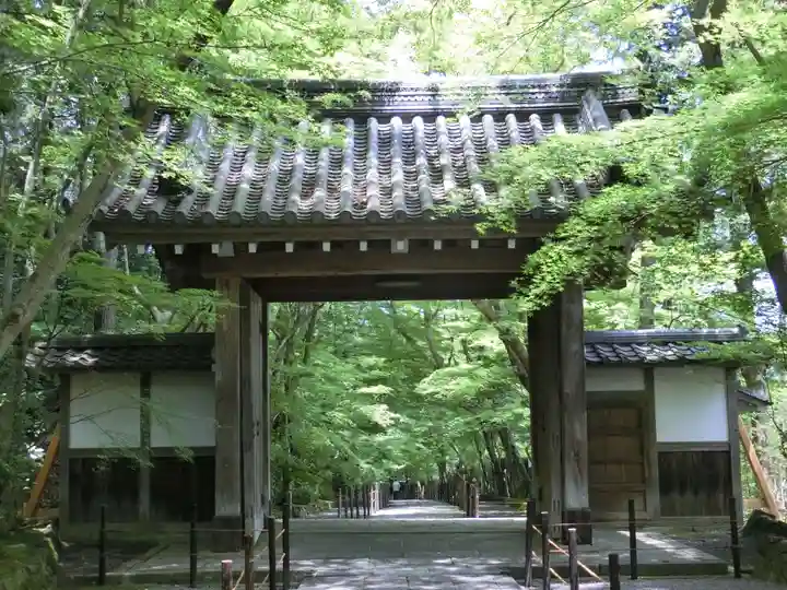 光明寺(粟生光明寺)の山門・神門