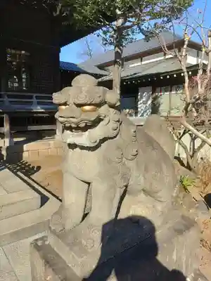 白山神社の狛犬