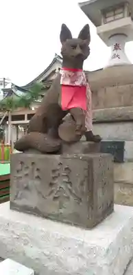 東京羽田 穴守稲荷神社の狛犬