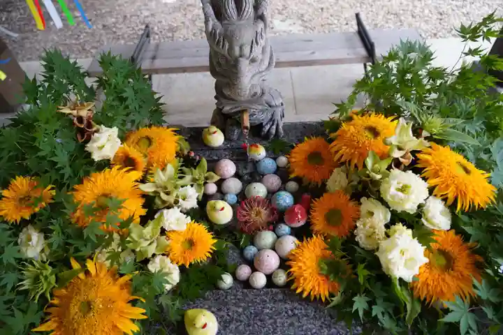 滑川神社 - 仕事と子どもの守り神の手水舎
