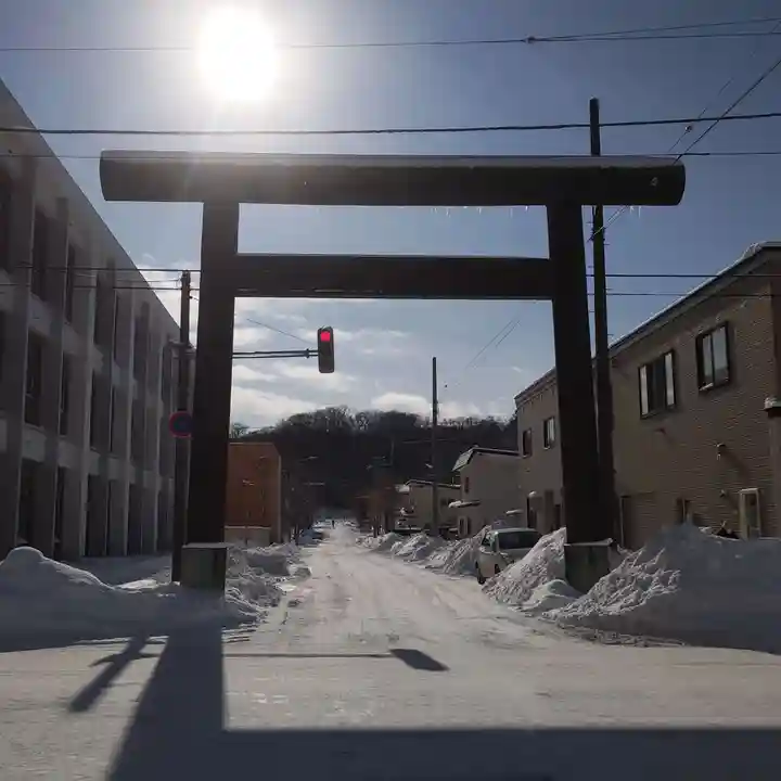 網走神社の鳥居