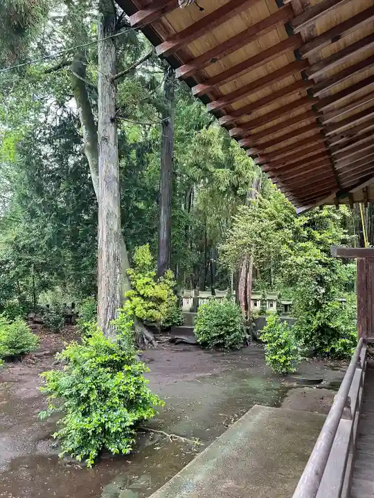 平出雷電神社の景色