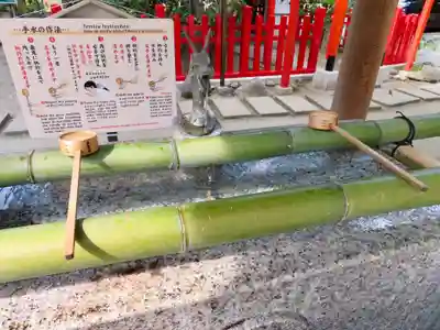 新田神社の手水舎