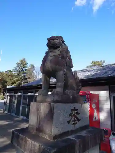 群馬縣護國神社の狛犬