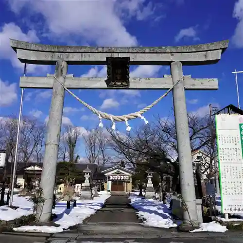 梁川天神社の鳥居