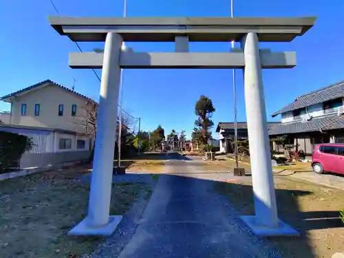 八幡神社（上中町沖）の鳥居