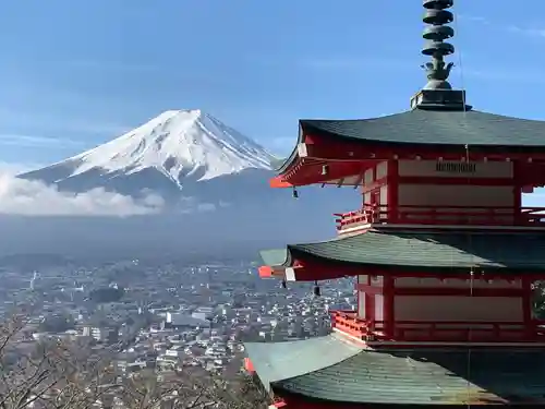 新倉富士浅間神社の景色