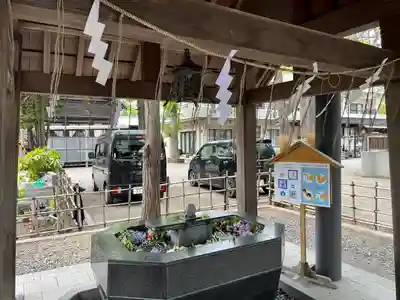 新琴似神社の手水舎