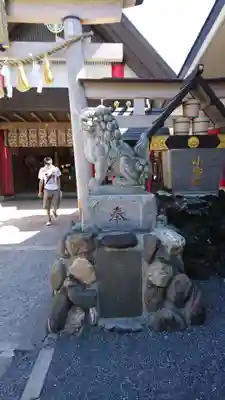 冨士山小御嶽神社の狛犬