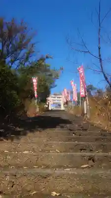 岐阜稲荷山本社の鳥居
