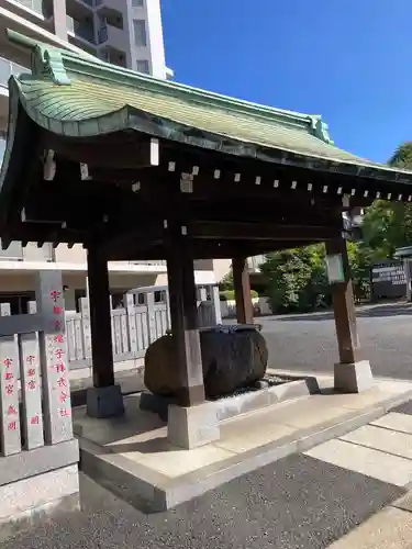 白金氷川神社の手水