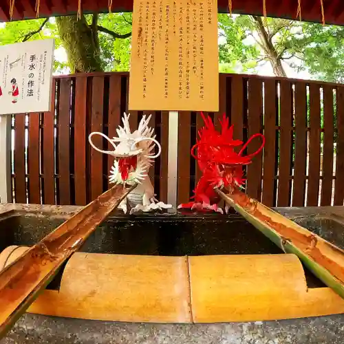 伊豆山神社の手水