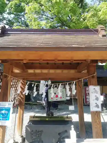 川越熊野神社の手水