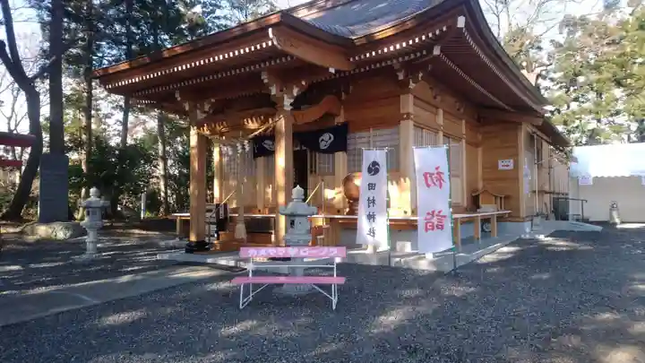 阿久津「田村神社」(郡山市阿久津町)旧社名:伊豆箱根三嶋三社の本殿・本堂