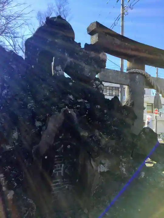 取手八坂神社の鳥居