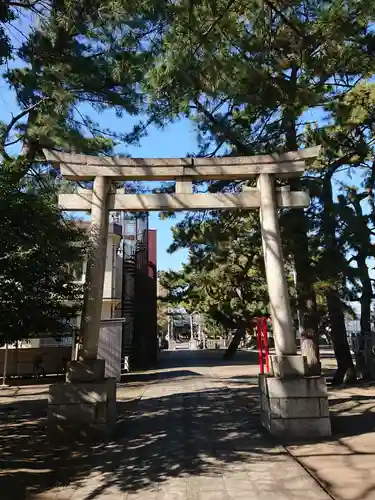 平塚三嶋神社の鳥居