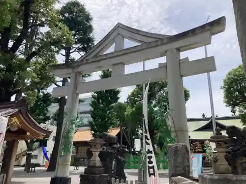 お三の宮日枝神社の鳥居