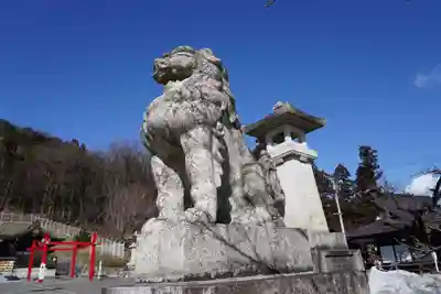 福島縣護國神社の狛犬