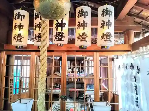 洲嵜神社の本殿・本堂