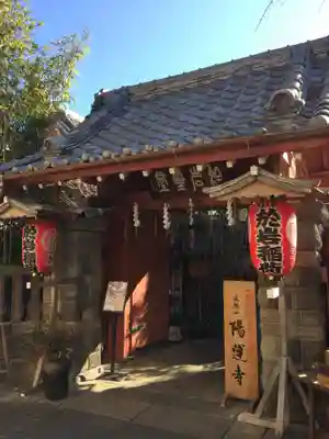 陽運寺の山門・神門